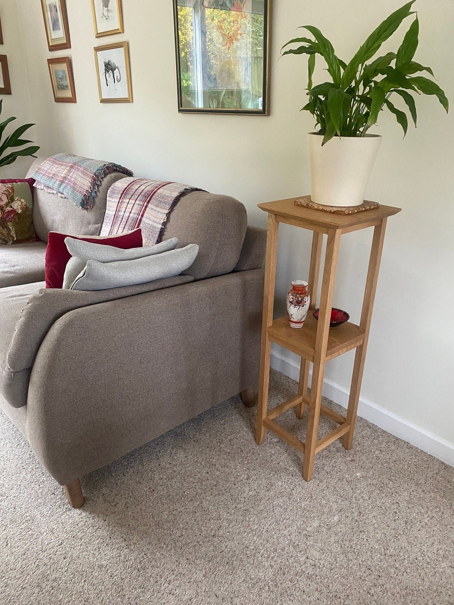 Beacon Tall Side Table - Hillside Furniture -