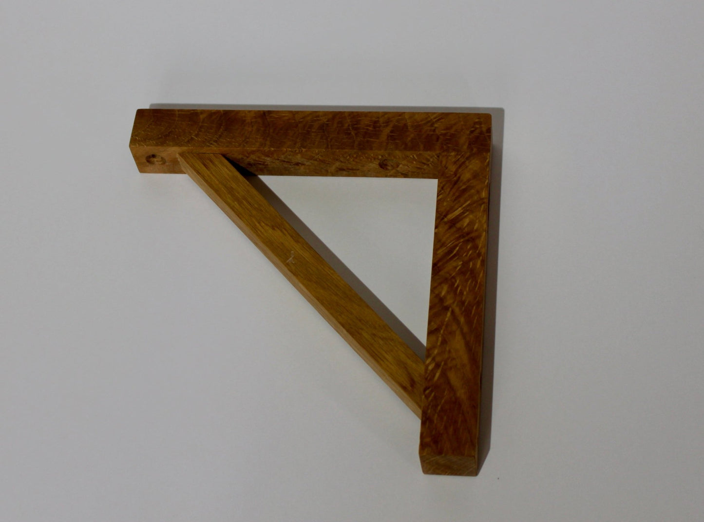Distinctive grained Oak shelf bracket - second - Hillside Furniture -