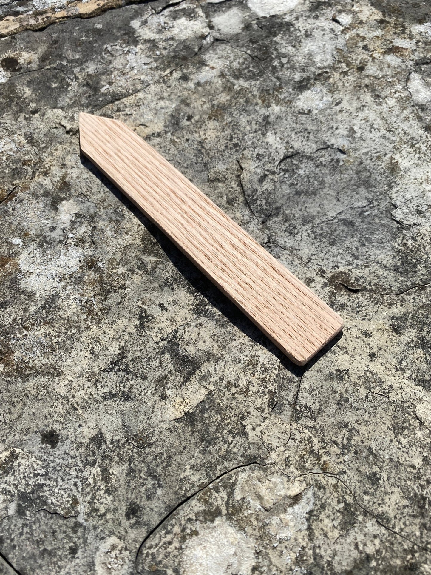Large Red Oak plant label - 3cm x 0.5cm x 20cm (Limited Quantity) - Hillside Furniture -