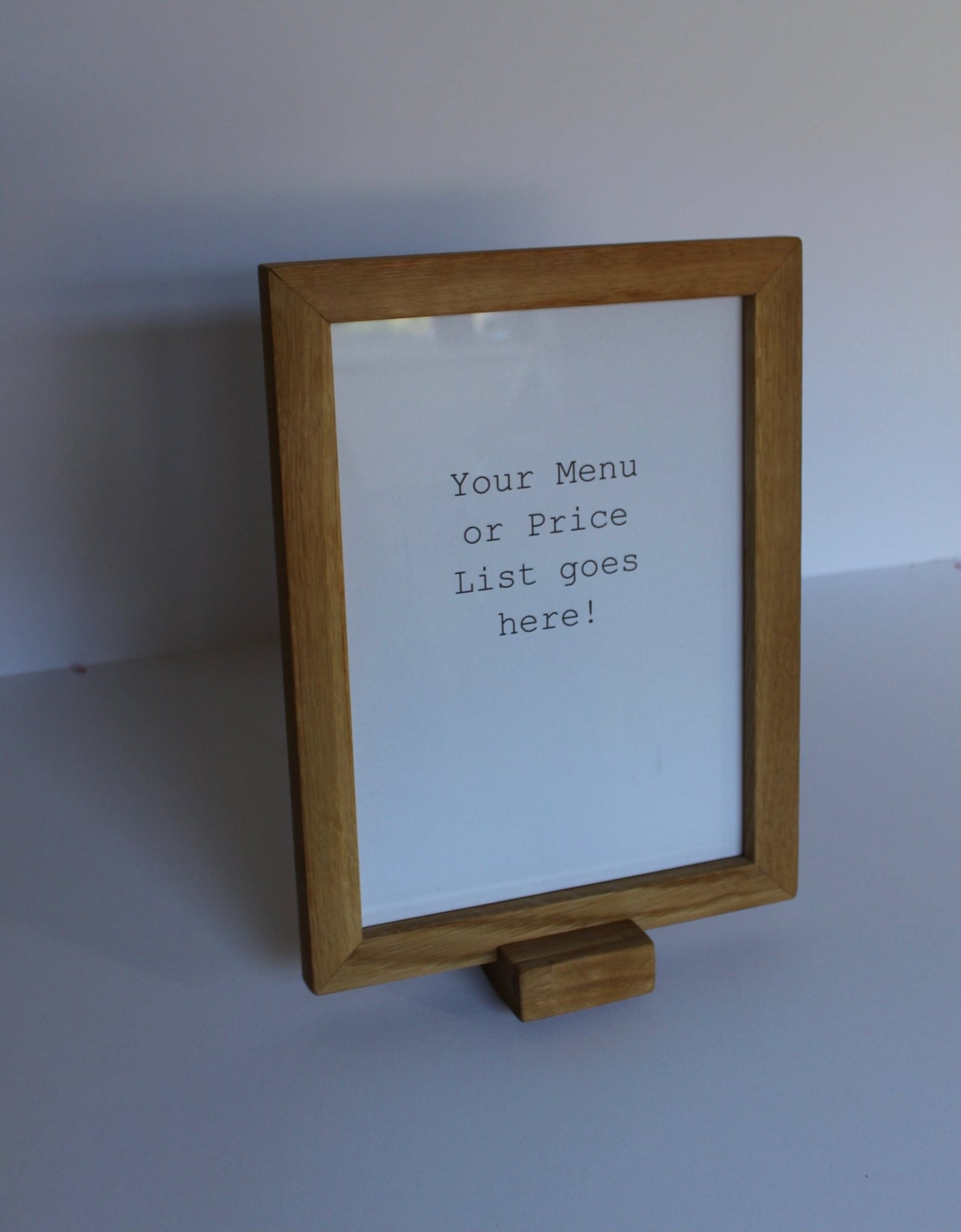 Menu or Price List Frame - Hillside Furniture -