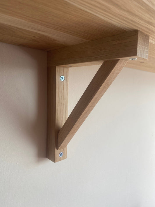 Oak shelf bracket - Hillside Furniture -