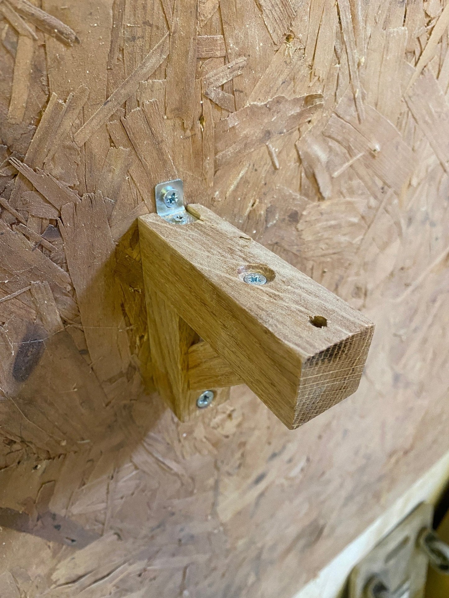 Small Oak shelf bracket - Hillside Furniture -