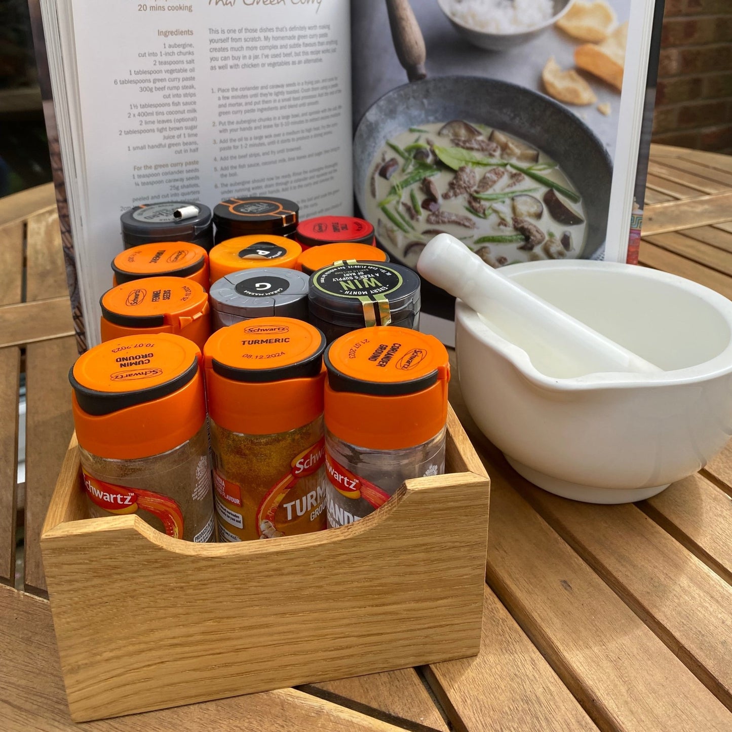 Small Oak Storage Boxes (ideal for jars of spices, reels of thread, stationary and much more) - Hillside Furniture -