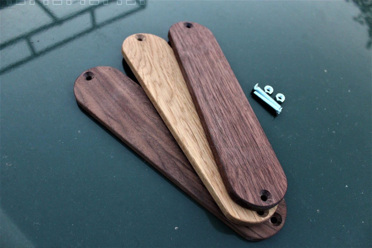 Wooden Landrover Defender Td5 or earlier dash facia plate (BTR9614 replacement) - Hillside Furniture - LD01