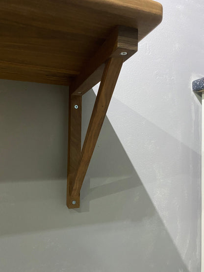 American Black Walnut shelf bracket - Hillside Furniture - 