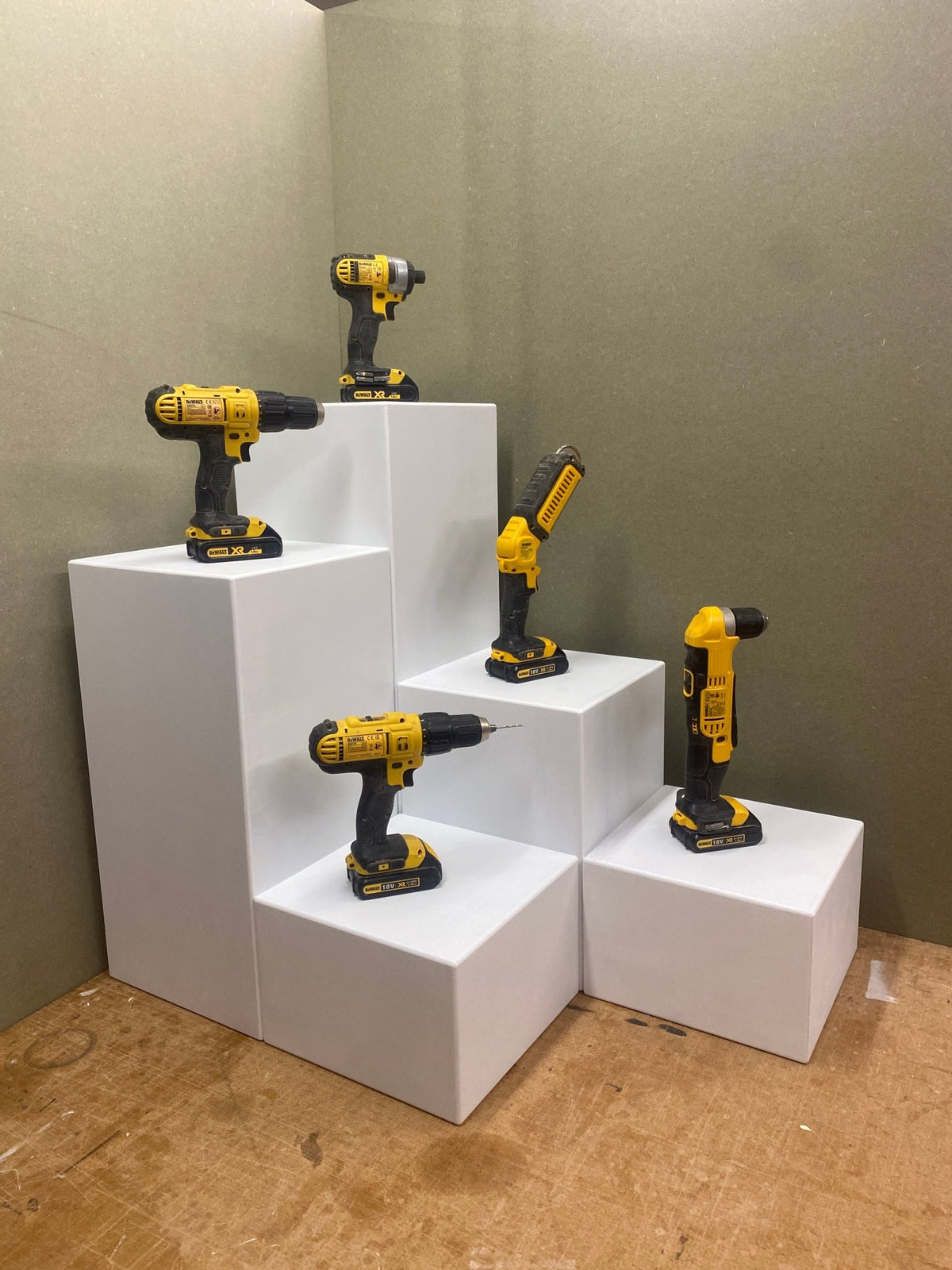 MDF Display Plinth - Undercoated - Hillside Furniture - 
