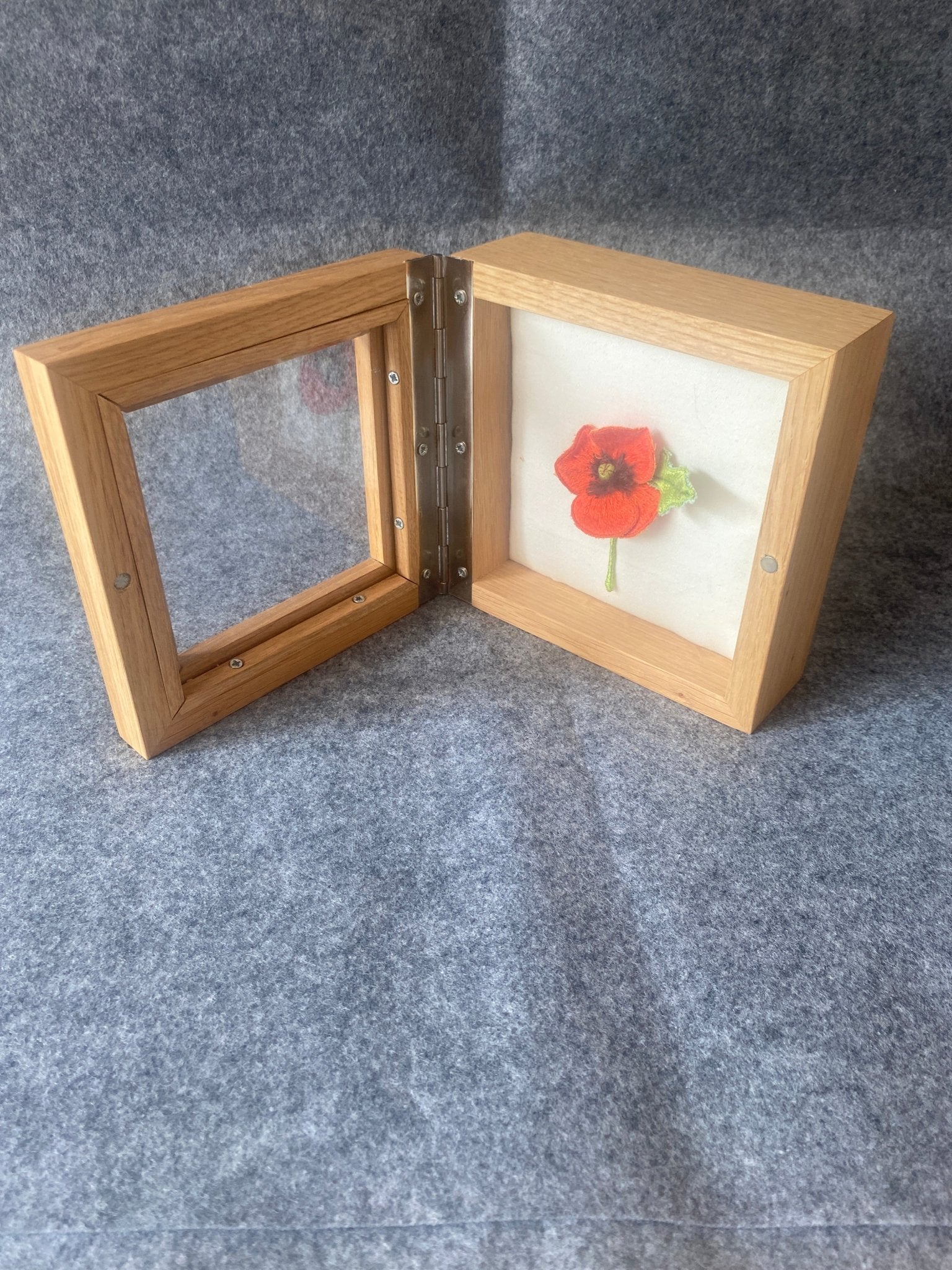Large Oak Box Frame Oak Hinged Deep Box Frames – Hillside Furniture