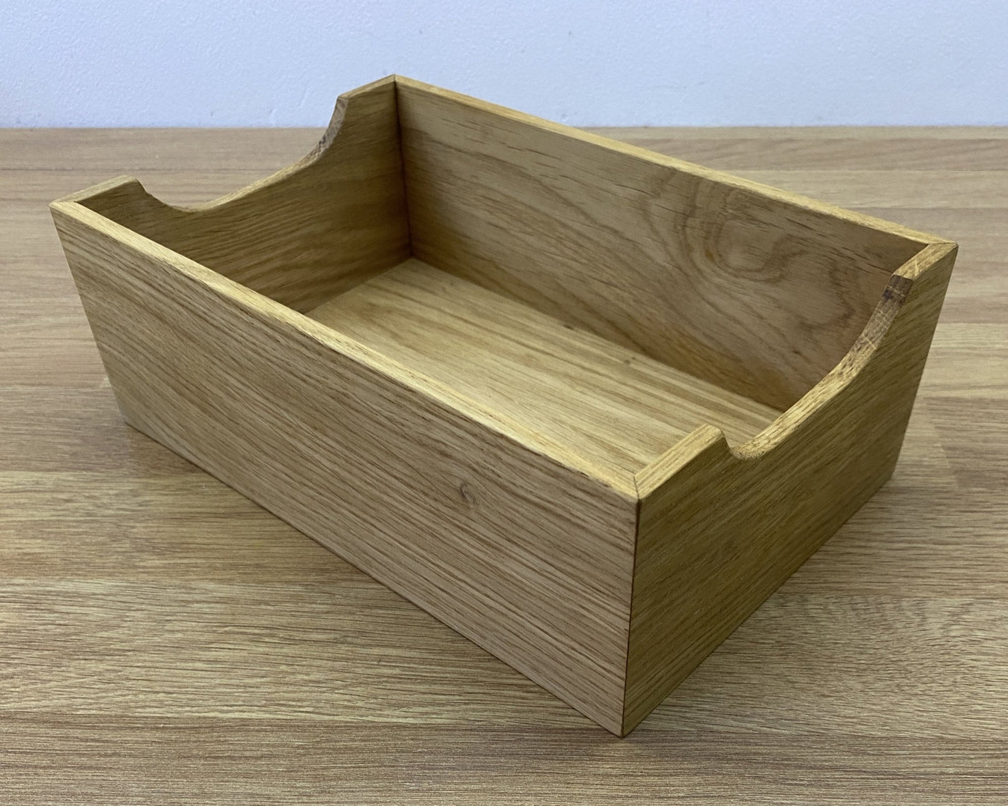 Small Oak Storage Boxes (ideal for jars of spices, reels of thread, st ...